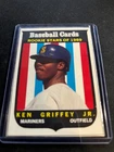 1989 Ken Griffey Jr Baseball Card Magazine Rookie card #63