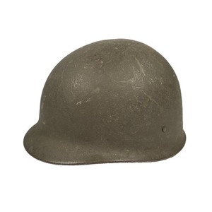 Genuine West German Miltary Helmet M62 FRG Bundes Steel Leather Interior Vintage