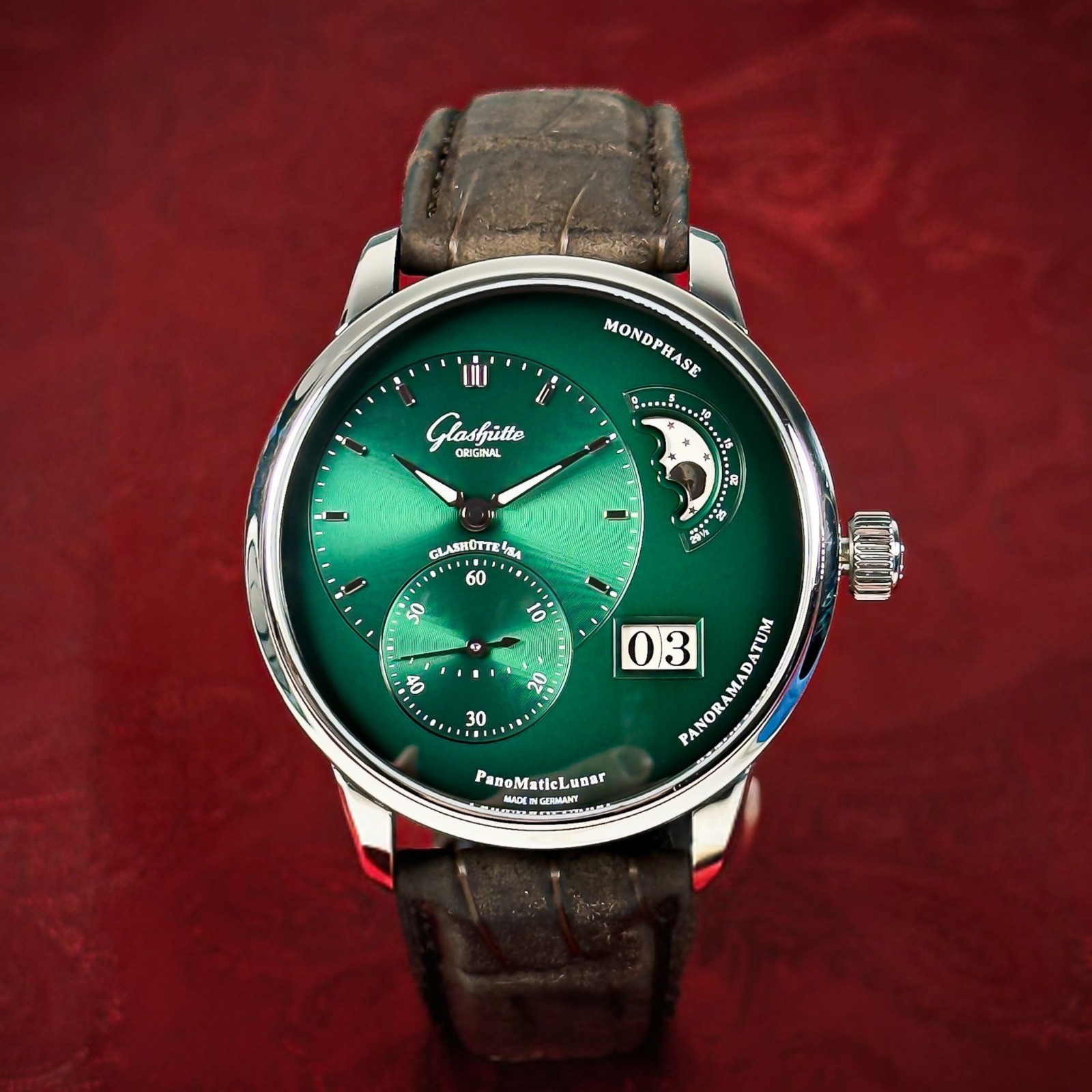 2022 Glashütte Original PanoMaticLunar Complete Set – Ref. 1-90-02-13-32-51 