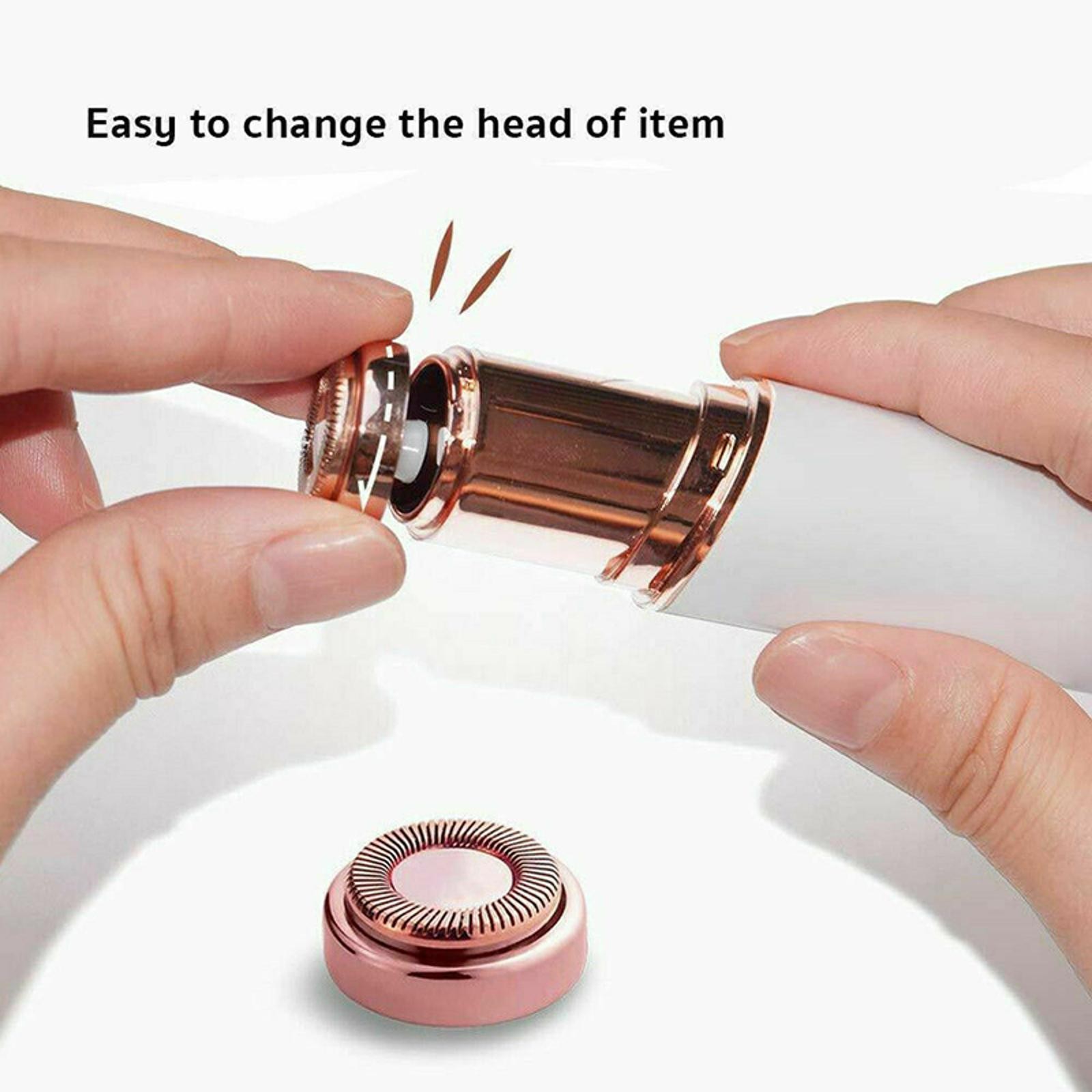 Heads Replacing Blades Cleaning For Flawless Facial Hair Remover Replacement Kit