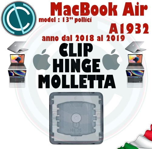 Clip a farfalla hinge butterfly per tasti Apple Macbook air 13" A1932 2018 2019 - Bild 2 von 3