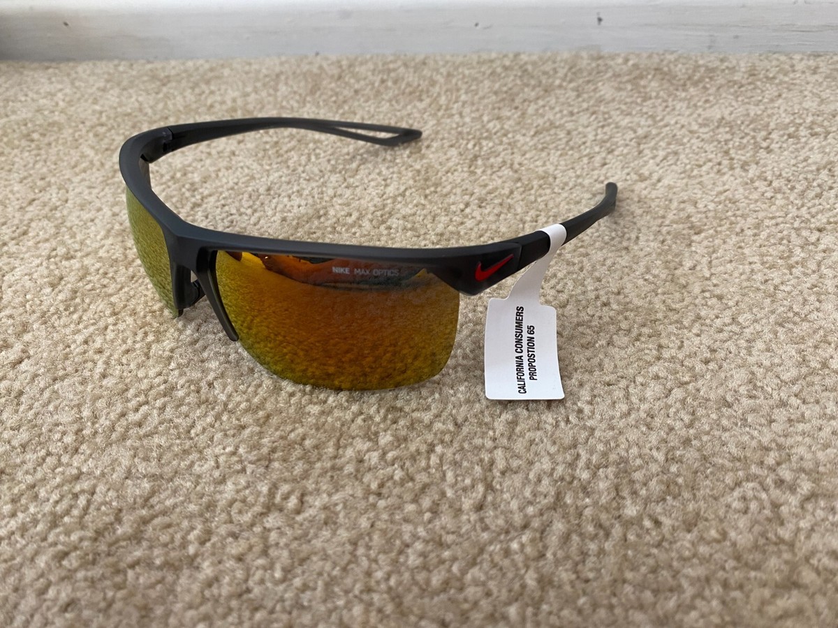 NIKE ナイキ サングラス EV1013 021 アジアンフィット Nike Trainer Sunglasses EV1013-021 Orange Mirror Max Optics