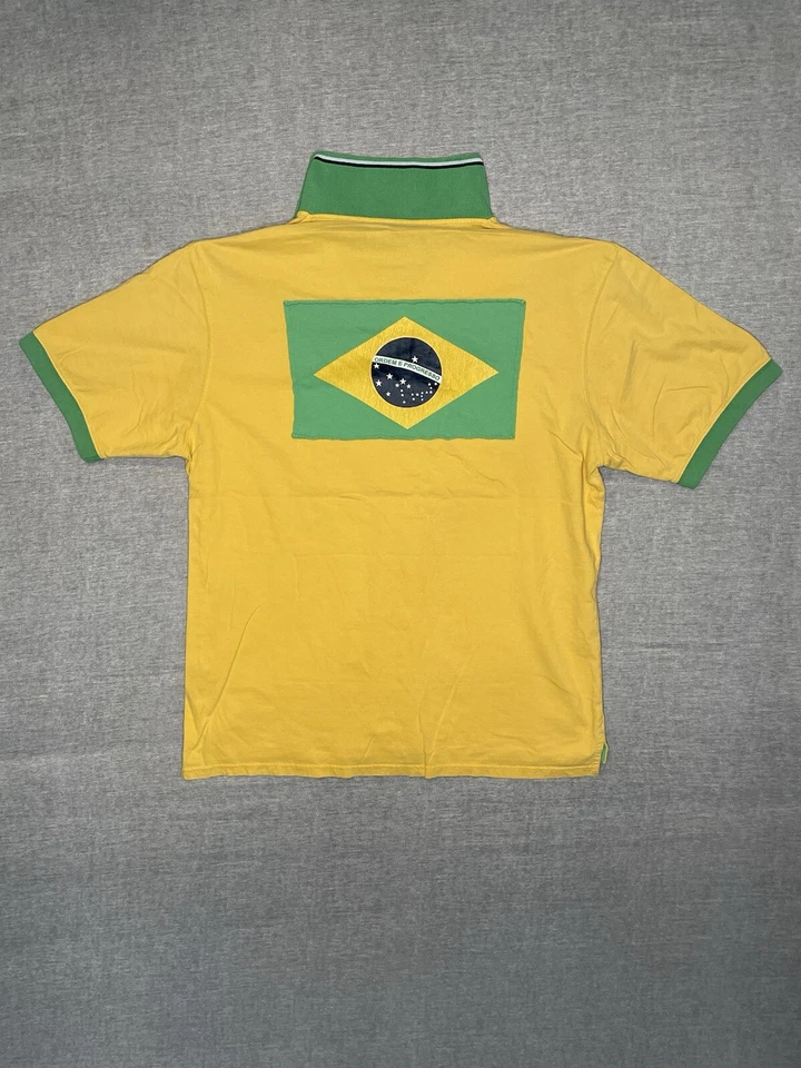 Camisa Polo De Colección Ferruche Brasil Para Hombre Talla XL Copa Mundial de Fútbol Muy Rara * Foto 2 de 4