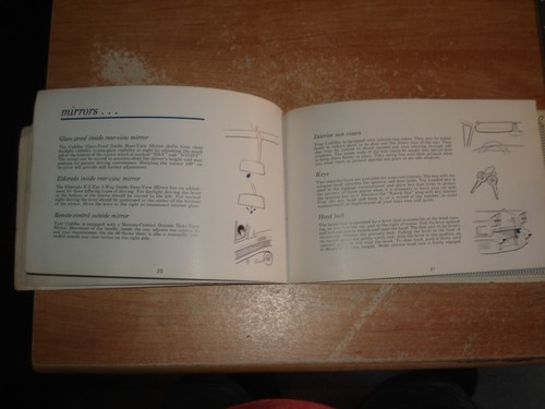 1958 CADILLAC OWNERS MANUAL GLOVBOX BOOK RARE USERS OPERATORS GUIDE - Picture 5 of 8