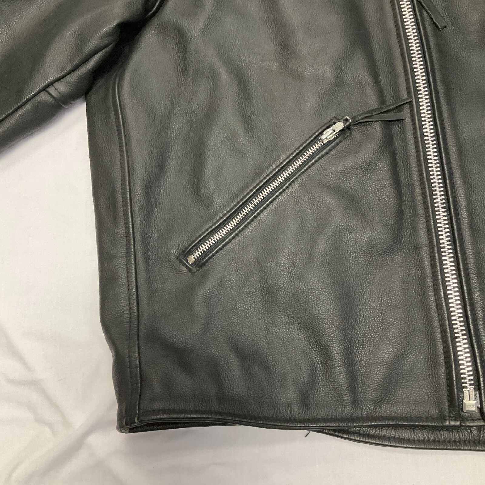 Harley Davidson Basic Skins Leather Motorcycle Ja… - image 5