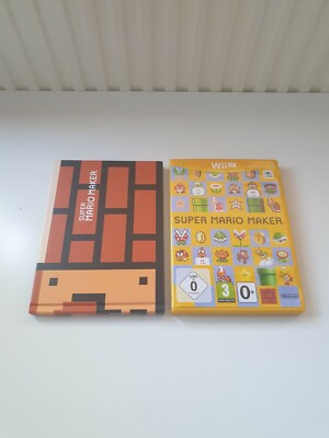 Super Mario Maker Spiel & Buch - Nintendo Wii U UK getestet 
