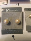 Fashion Jewelry, Flowers, Pearls You P Vintage 1980s Pierced ears, earrings Stud