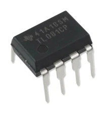 10PCS TL081CP High Slew Rate JFET-Input Operational Amplifier
