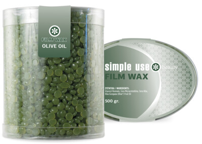 Simple Use Beauty Hard Wax Pellets Olive oil 500gr/1 lbs 1 oz Depilatory Wax