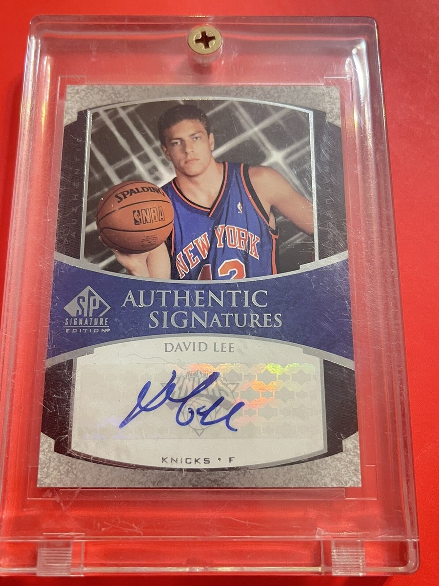 2005-06 SP Signature Edition Authentic Signatures DAVID LEE Auto