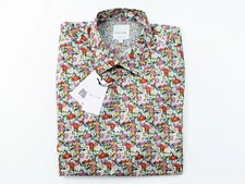 Paul Smith Men's Mainline Multi Coloured Daisy Floral Shirt