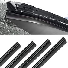 4pcs Car Windshield Wiper Blades Refills 26 Adjustable Size Of Universal Repla