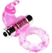 Pink Rampant Rabbit Powerful Vibrator Cock Ring Sex Toy