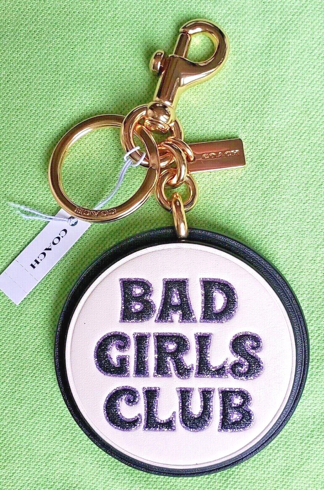 COACH X DISNEY MINI JAMIE CAMERA BAG VILLAINS MOTIF +/- BAD GIRLS BAG CHARM:NWT image 8