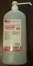 1 Flacon de 1 LITRE de GEL Hydro Désinfectant BACTIMAINS Gel avec Pompe Doseuse