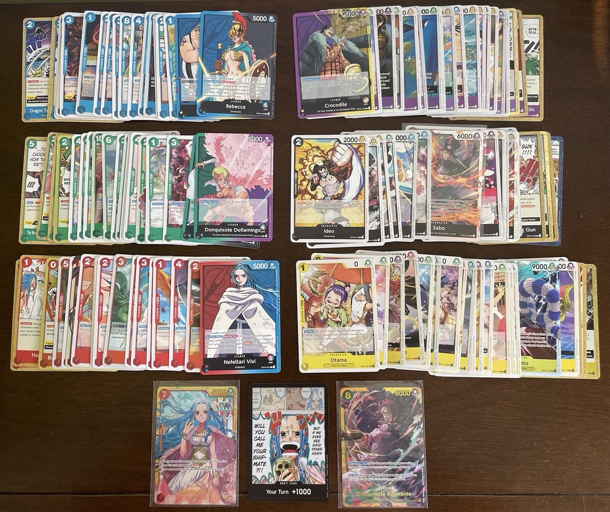 One Piece Kingdoms Of Intrigue OP-04 Complete Set 119 Cards English | eBay