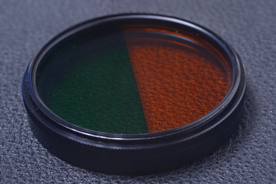 ✅ HAMA DUAL-COLOR ORANGE/GREEN 49MM FILTER GENUINE LENS OR CAMERA W/ KEEPER 97-1 - Image 2 of 2