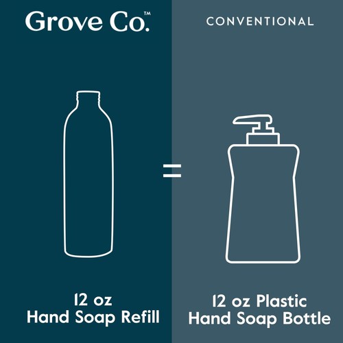 Grove Co Foaming Hand Soap Refill 100% Natural Lavender & Thyme Fragrance, 12 oz - Picture 5 of 7