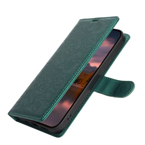 Floral Embossed Wallet Case For Samsung Galaxy S25 S24 S23 S22 S21 S20+ FE Ultra - Picture 21 of 57