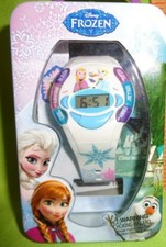 Disney Frozen Digital Watch Elsa Anna Olaf Kid Mood Reader Gift Box Need Battery