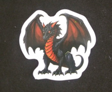 Magical Fantasy Dragon Sticker 1.5" Z 