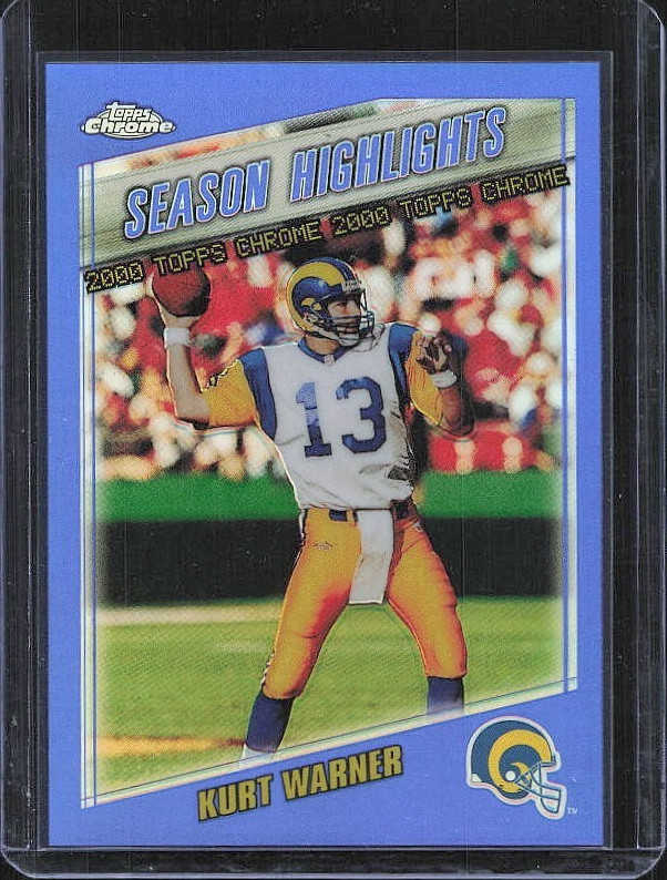 2000 Topps Chrome Refractor Kurt Warner #191 HOF