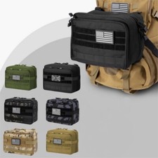 Tactical Admin Molle Pouch, Medical EDC EMT Utility Bag Shell Design Attachment