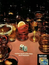  advertising 0422 1971 aperit-cube the laughing cow little things