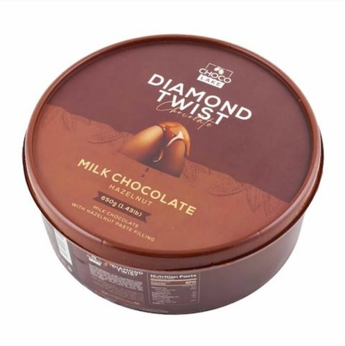 Choco Lake Milk Chocolate Diamond Twist 650g=22.92oz - 第 1/5 張圖片