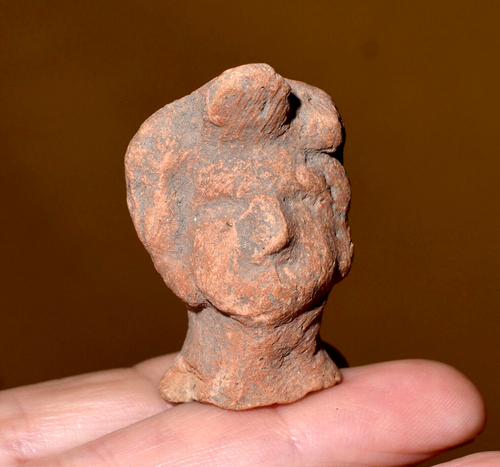 Cabeza de retrato funerario africano de terracota nsodia tribu Akan Asante Ghana, África - Imagen 3 de 6