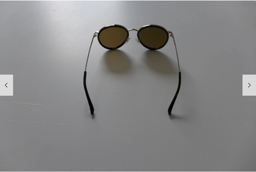 Dries Van Noten × Linda Farrow Tortoiseshell and Rose Gold Sunglasses - Picture 9 of 12