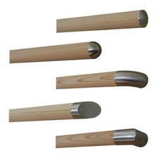 Handlauf Holz Lärche unbehandelt fein Geländer Wand Treppe bis 5m ungeteilt