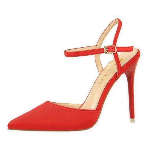Women Pointed Toe High Heels Slingback Sexy Pumps Sandals Stilettos Party Shoes - Picture 27 of 31