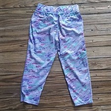   Beautiful Exertek Girls Leggings Capri Length Activewear Multicolor Size 16  
