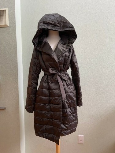 S MAX MARA CUBO CUBE CHARCOAL PUFFER 