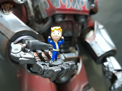 1/6 custom Fallout 4 BobbleHead Strength Figur for threezero power armor 