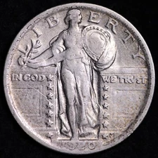 1920 Standing Liberty Quarter CHOICE XF+ FREE SHIPPING E531 QNL