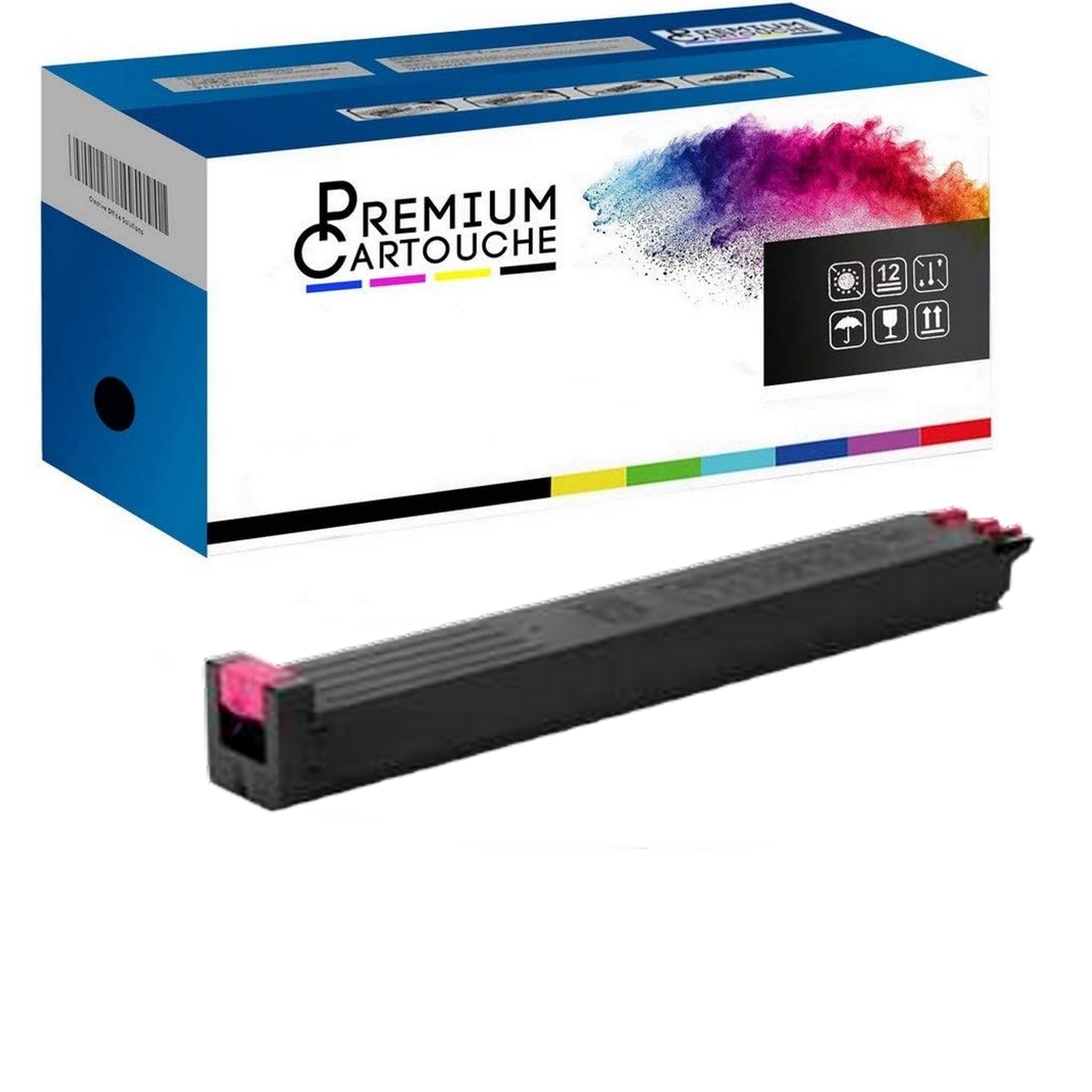 Toner Sharp MX60 MX-60GTMA magenta compatible pour imprimante laser
