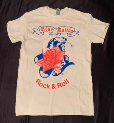 Rose Tattoo BAND Rock & Roll T Shirt Full Size S-5XL