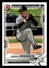 2021 1st Bowman Draft Brooks Gosswein  Chicago White Sox #BDC-21 Mint