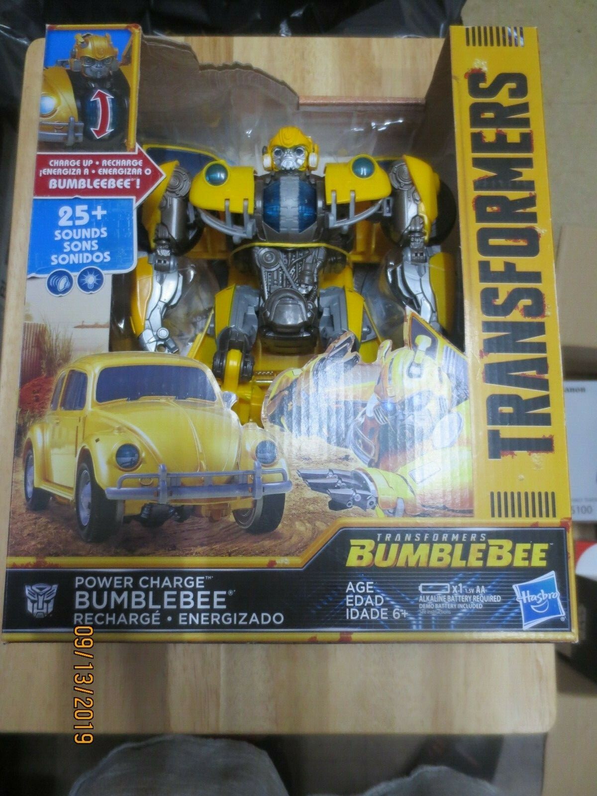 hasbro transformers bumblebee power charge