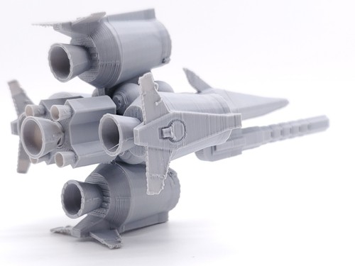 S-MA2mod.00 - 1", 3", 6" or 12" Model - Custom Gundam Mobius Zero Space Ship - Picture 6 of 9