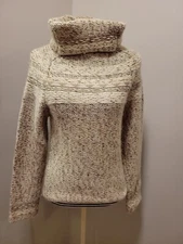 Gap Chunky Knit Wool Angora High Neck Sweater Women's Size S