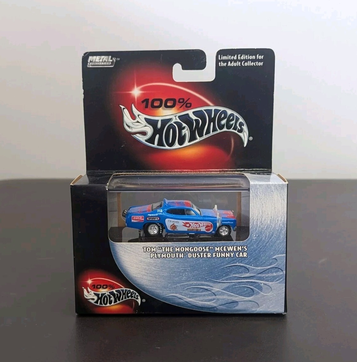 100% Hot Wheels Plymouth Duster Funny Car, Mongoose Tom McEwen,