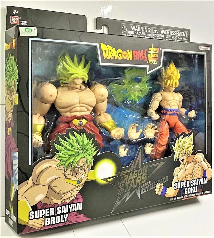 DRAGON BALL - SS Goku VS SS Broly - Battle Pack Dragon Stars 17cm :  : Figurines Bandai Red Dragon Ball