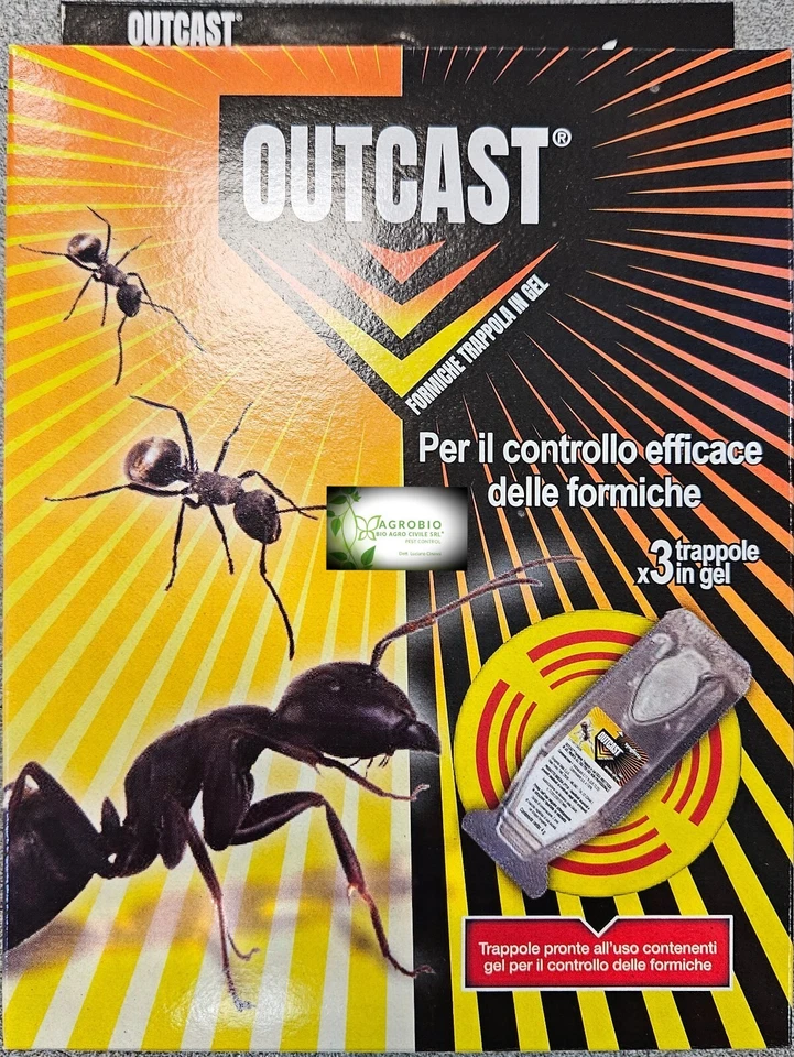 Syngenta Outcast Gel Formiche Facile e Pronto Uso 3 PEZZI