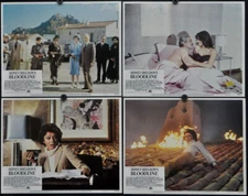 BLOODLINE 1979 ORIGINAL 11X14 MINT LOBBY CARD SET AUDREY HEPBURN BEN GAZARRA 