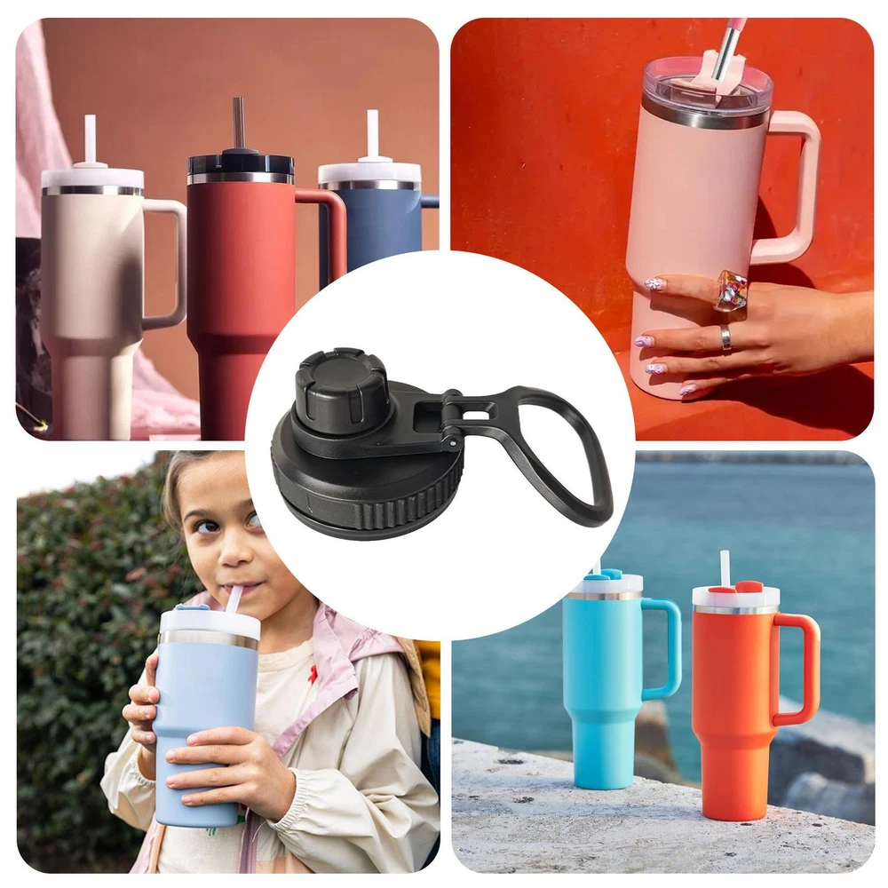 Tumbler Lid Replacement Leakproof Tumbler Cover Bottle Cups Lid for 12-64 Oz