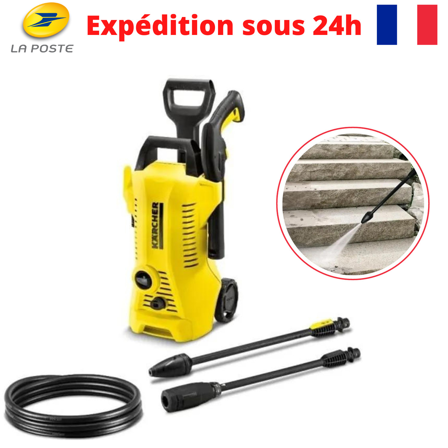 Nettoyeur Haute Pression Électrique K2 - 1400W 110 bar