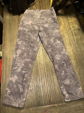 Lululemon Align Pant Mini Dusk Floral Antique Bark Black Leggings Womens 4 Women